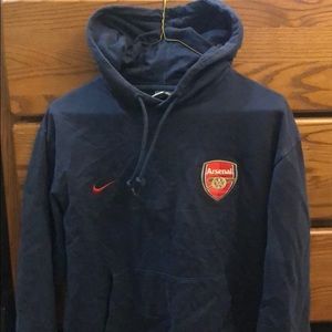 Blue Arsenal Nike hoodie